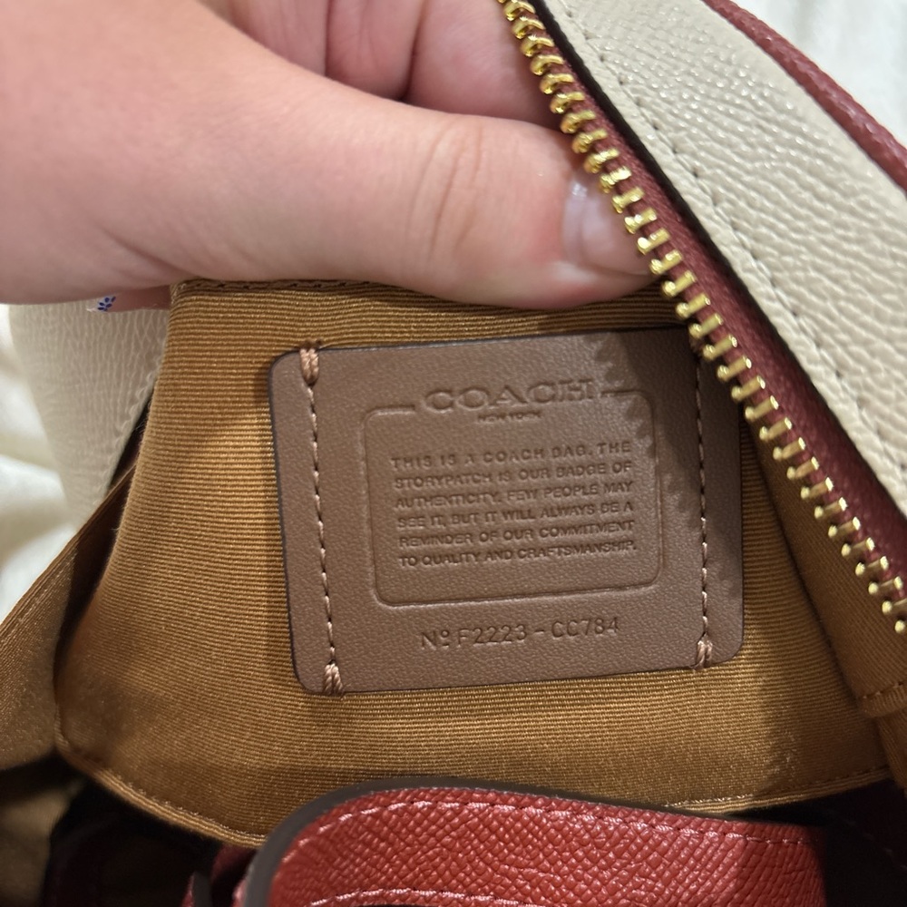 Coach Pink block color Satchel - Picture 6 of 6